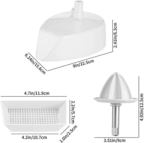 Dérivateur de gouttière en plastique avec dimensions